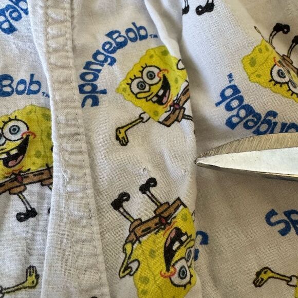 SpongeBob SquarePants White Shorts boxer cotton boys 4-5 year - Picture 3 of 4